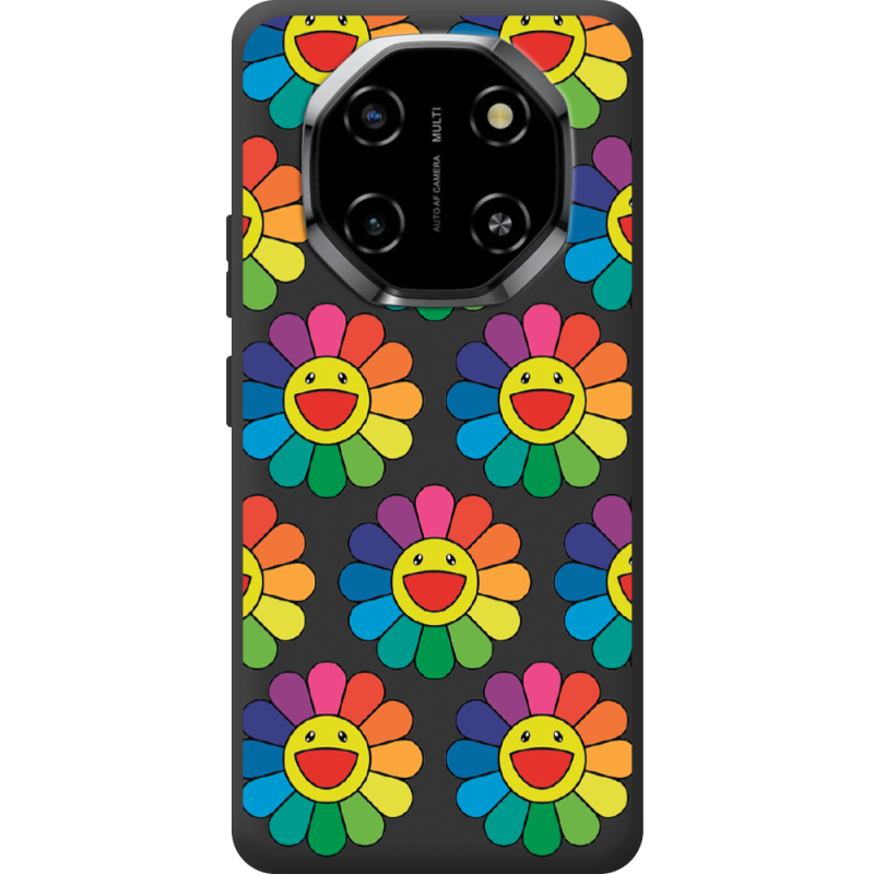 Прозорий чохол BoxFace Blackview Shark 6 Hippie Flowers