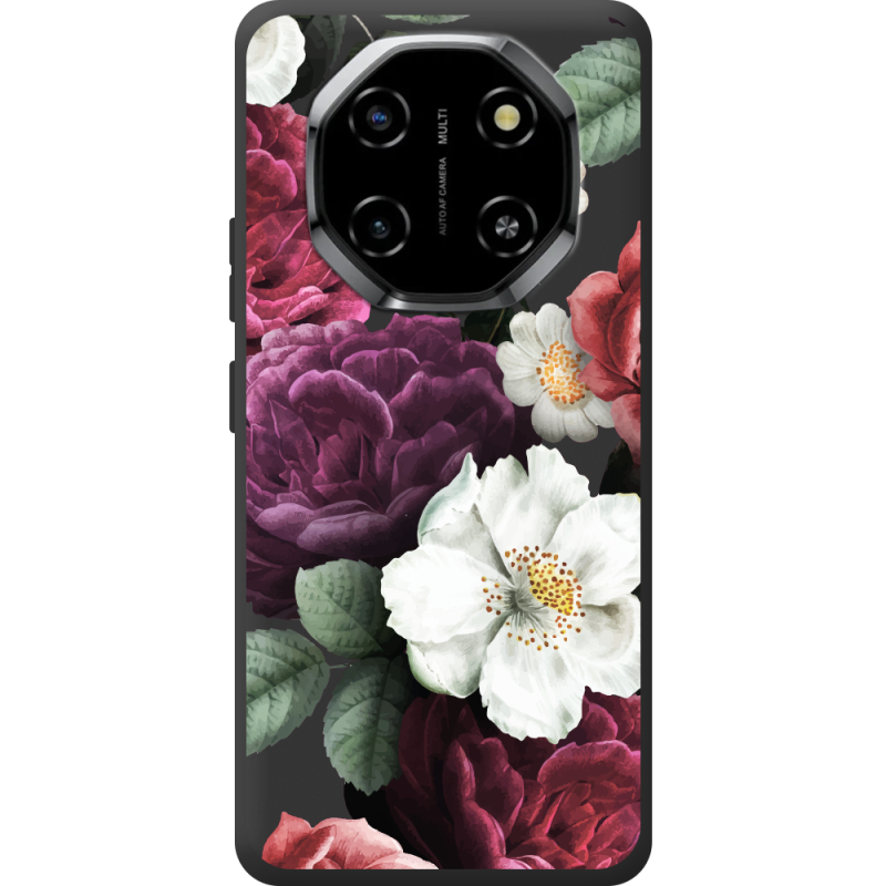 Прозорий чохол BoxFace Blackview Shark 6 Floral Dark Dreams