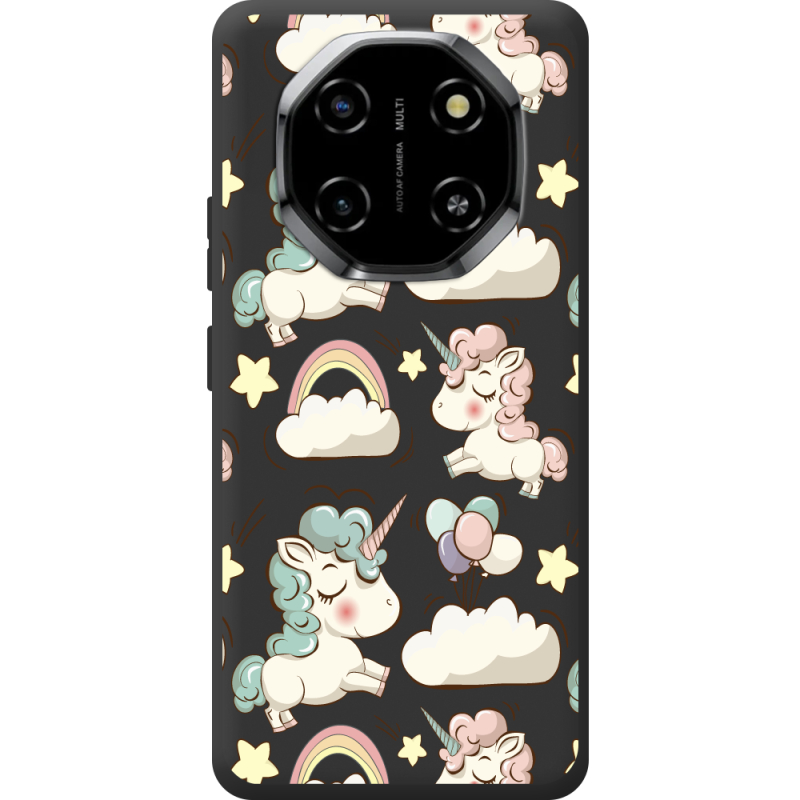 Прозорий чохол BoxFace Blackview Shark 6 Unicorns
