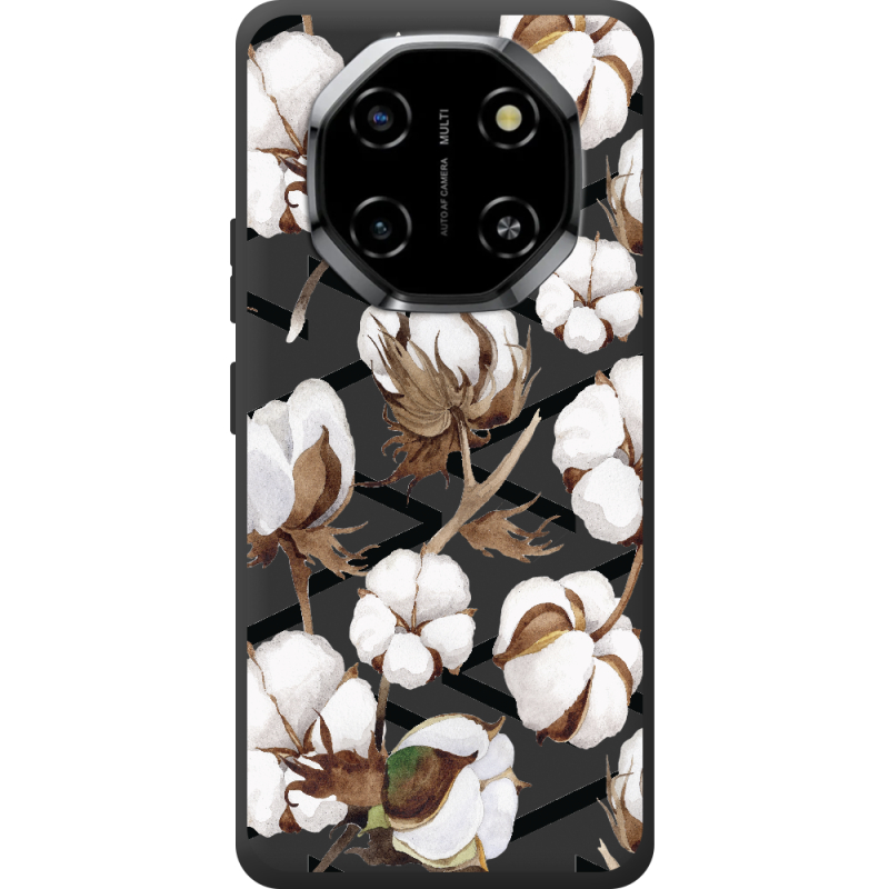 Прозорий чохол BoxFace Blackview Shark 6 Cotton flowers