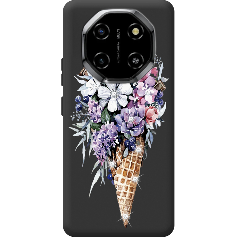 Чохол зі стразами Blackview Shark 6 Ice Cream Flowers