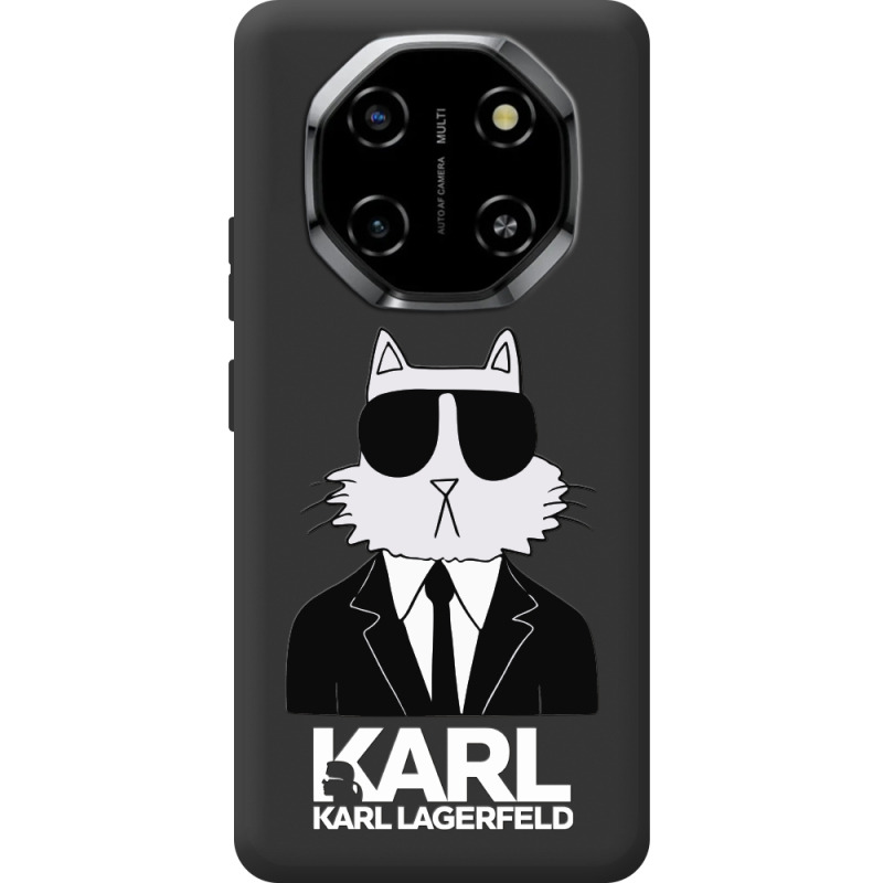 Чорний чохол BoxFace Blackview Shark 6 Cat in Black