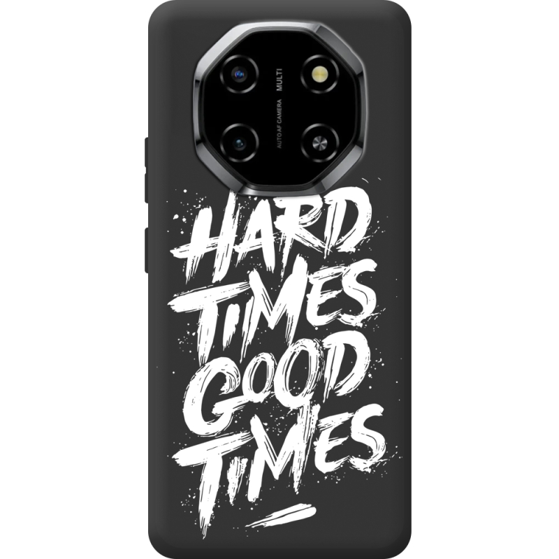Чорний чохол BoxFace Blackview Shark 6 Hard Times Good Times