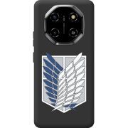Чорний чохол BoxFace Blackview Shark 6 Атака Титанов Крылья Свободы