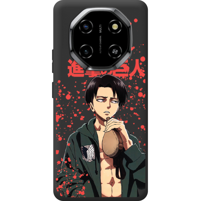 Чорний чохол BoxFace Blackview Shark 6 Атака Титанов Леви