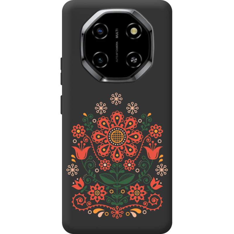 Чорний чохол BoxFace Blackview Shark 6 Ukrainian Ornament