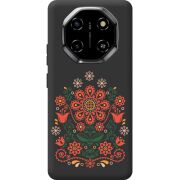 Чорний чохол BoxFace Blackview Shark 6 Ukrainian Ornament