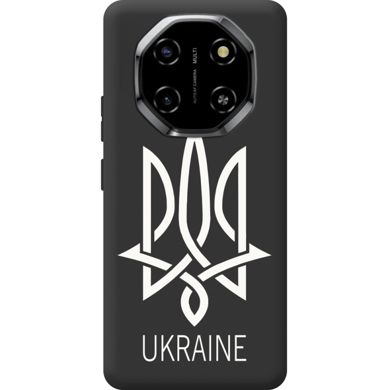 Чорний чохол BoxFace Blackview Shark 6 Тризуб монограмма ukraine