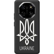 Чорний чохол BoxFace Blackview Shark 6 Тризуб монограмма ukraine
