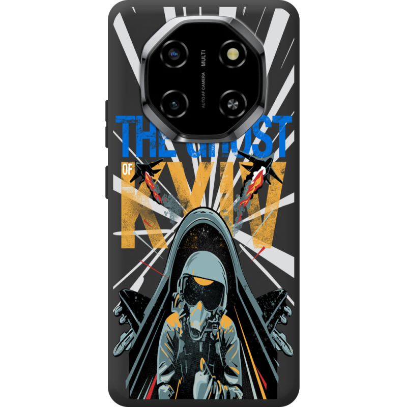 Чорний чохол BoxFace Blackview Shark 6 Привид Києва в дії