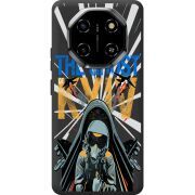 Чорний чохол BoxFace Blackview Shark 6 Привид Києва в дії