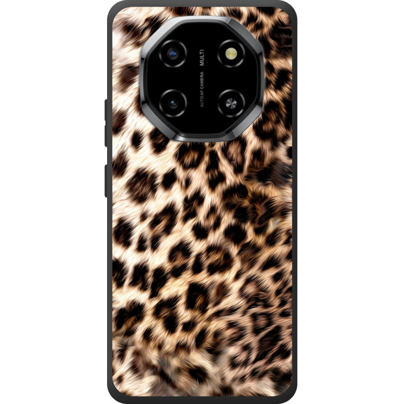 Чорний чохол BoxFace Blackview Shark 6 Леопардовий
