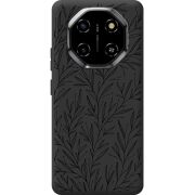 Чорний чохол BoxFace Blackview Shark 6 Leaves