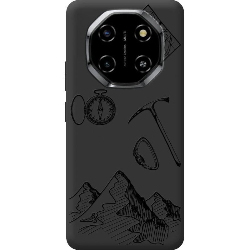 Чорний чохол BoxFace Blackview Shark 6 Mountains