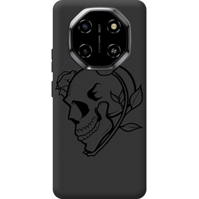Чорний чохол BoxFace Blackview Shark 6 Skull and Roses