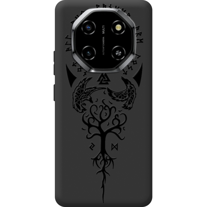 Чорний чохол BoxFace Blackview Shark 6 Hugin and Munin