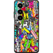 Чохол BoxFace Blackview Wave 10 Multicolored Inscriptions