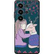 Чохол BoxFace Blackview Wave 10 Girl and deer