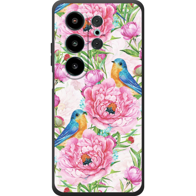 Чохол BoxFace Blackview Wave 10 Birds and Flowers
