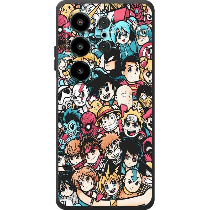 Чохол BoxFace Blackview Wave 10 Anime Stickers