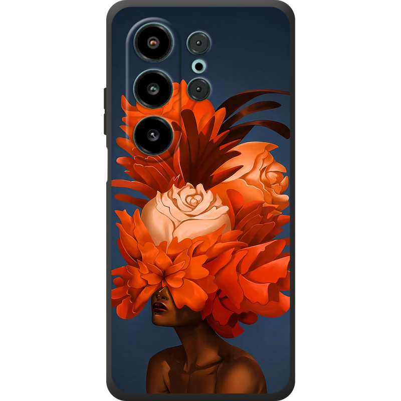 Чохол BoxFace Blackview Wave 10 Exquisite Orange Flowers