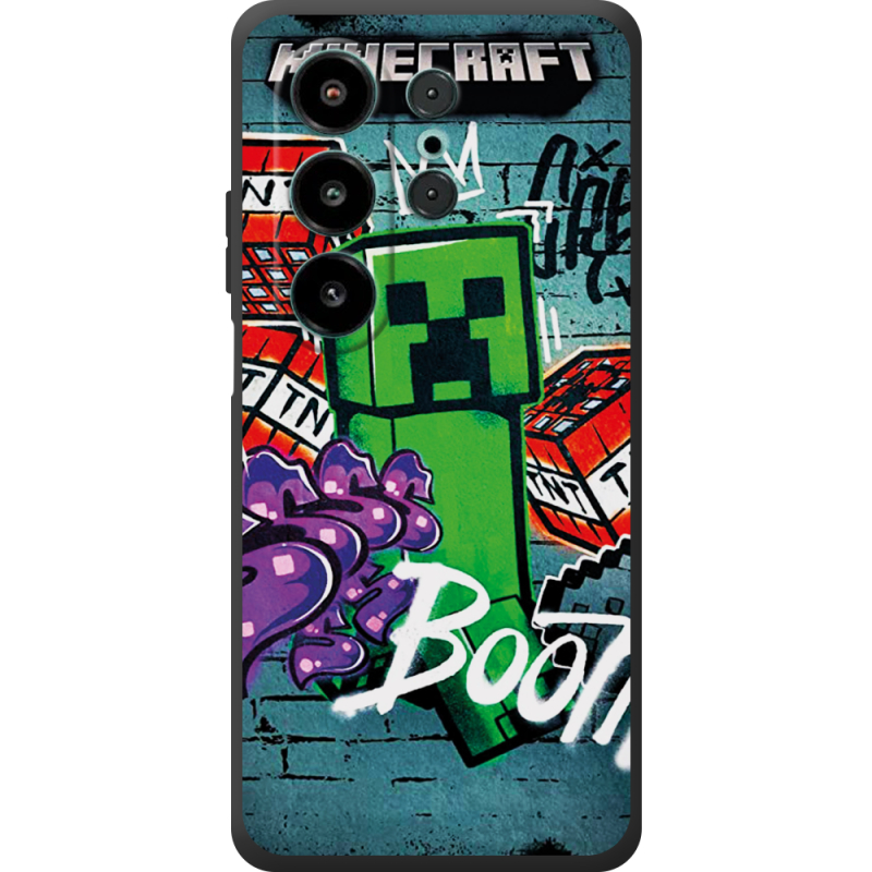 Чохол BoxFace Blackview Wave 10 Minecraft Graffiti