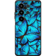 Чохол BoxFace Blackview Wave 10 лазурные бабочки