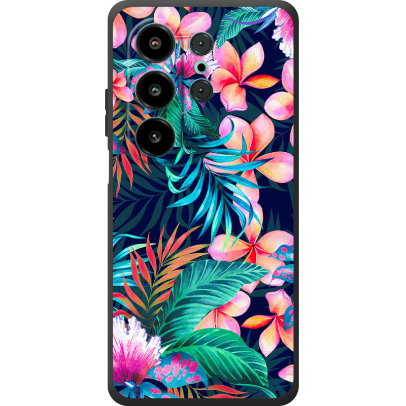 Чохол BoxFace Blackview Wave 10 flowers in the tropics