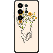 Чохол BoxFace Blackview Wave 10 Flower Hands