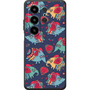 Чохол BoxFace Blackview Wave 10 Flying Elephants