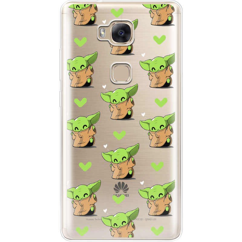 Прозрачный чехол Uprint Huawei GR5 Pattern Baby Yoda