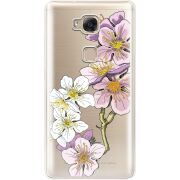 Прозрачный чехол Uprint Huawei GR5 Cherry Blossom