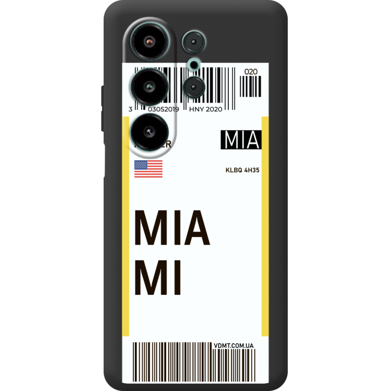 Прозорий чохол BoxFace Blackview Wave 10 Ticket Miami