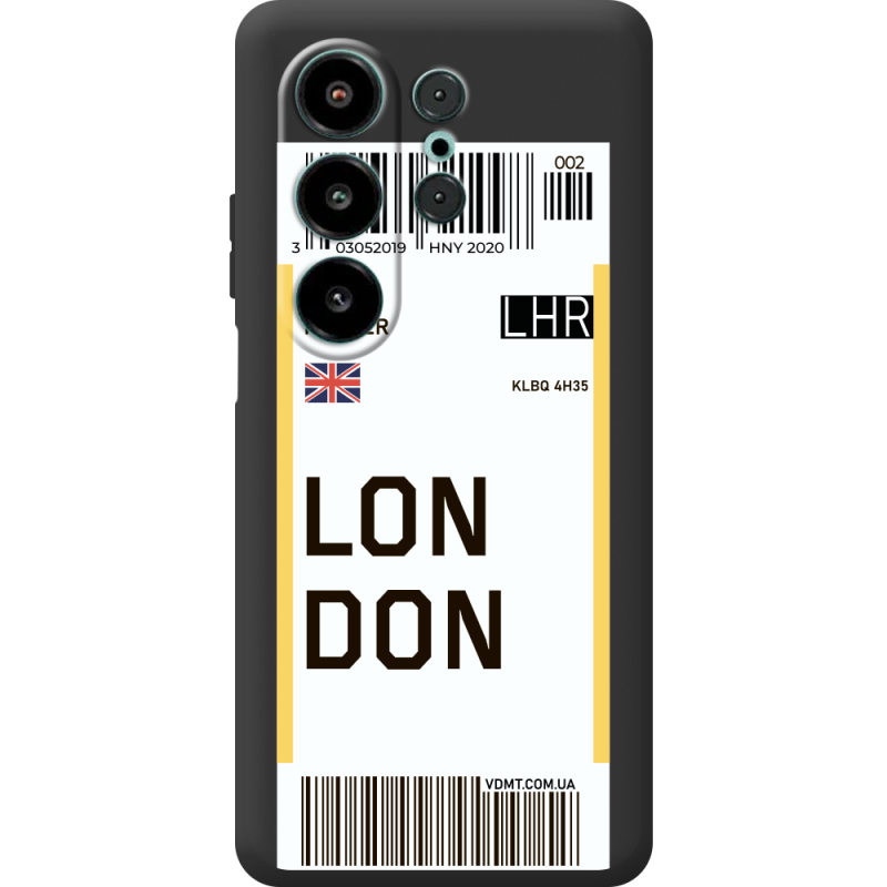 Прозорий чохол BoxFace Blackview Wave 10 Ticket London