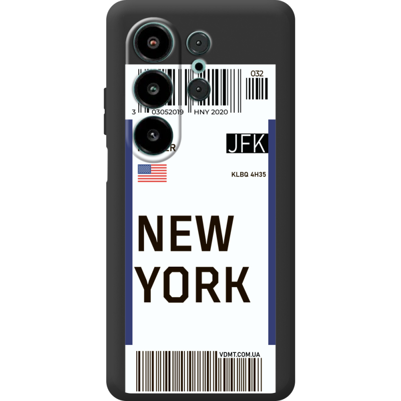 Прозорий чохол BoxFace Blackview Wave 10 Ticket New York