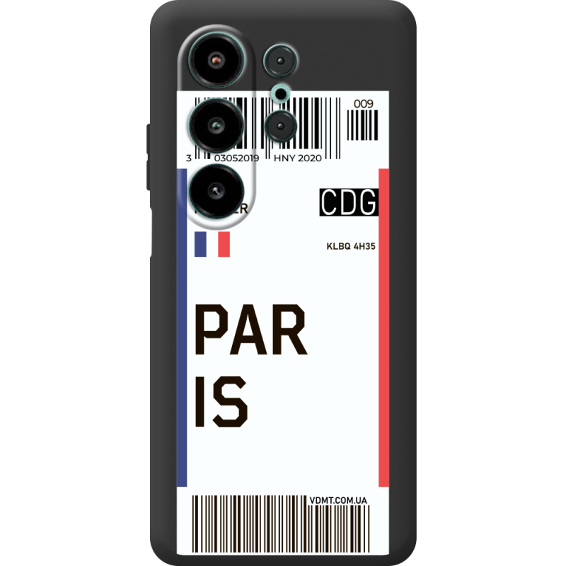 Прозорий чохол BoxFace Blackview Wave 10 Ticket Paris