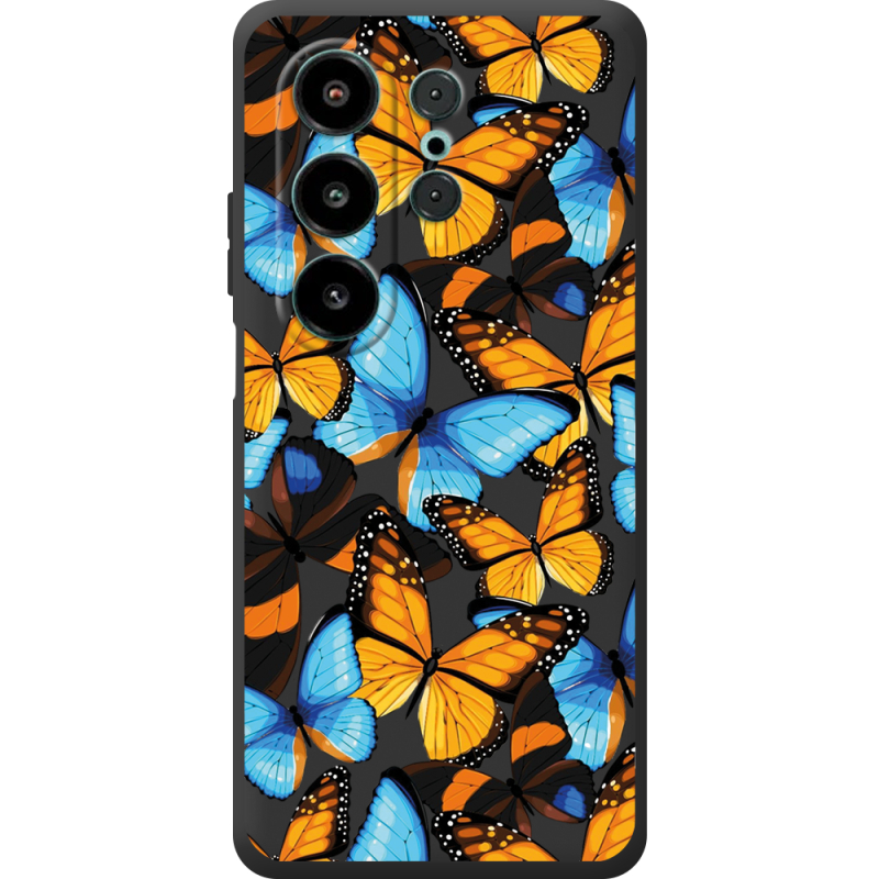 Прозорий чохол BoxFace Blackview Wave 10 Butterfly Morpho