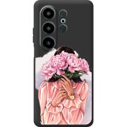 Прозорий чохол BoxFace Blackview Wave 10 Девушка с Пионами