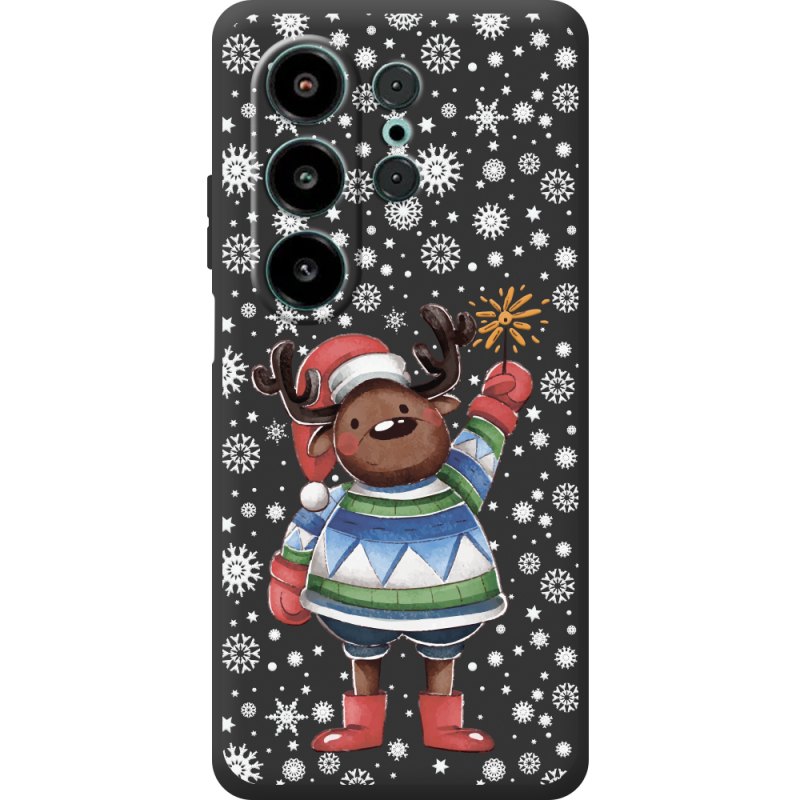Прозорий чохол BoxFace Blackview Wave 10 Christmas Deer with Snow