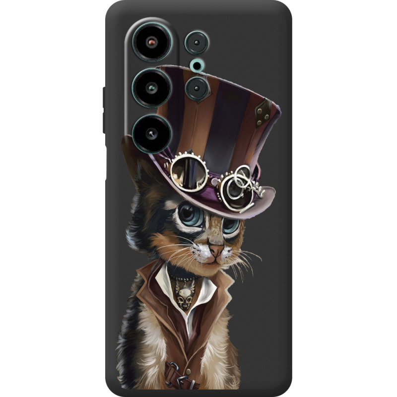 Прозорий чохол BoxFace Blackview Wave 10 Steampunk Cat
