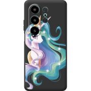 Чохол зі стразами Blackview Wave 10 Unicorn Queen