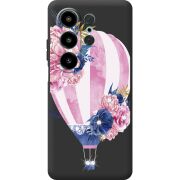 Чохол зі стразами Blackview Wave 10 Pink Air Baloon