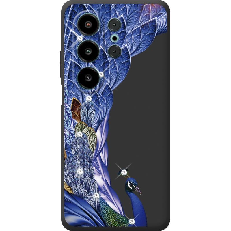 Чохол зі стразами Blackview Wave 10 Peafowl