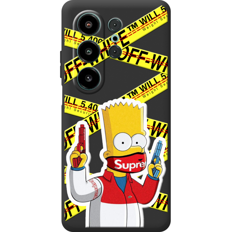 Чорний чохол BoxFace Blackview Wave 10 White Bart