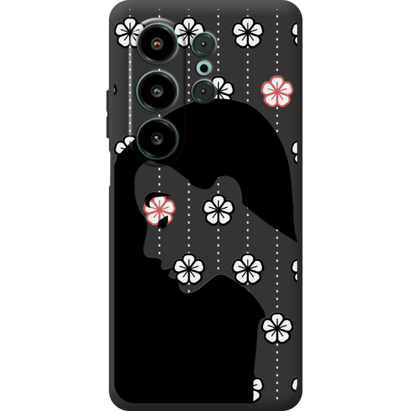 Чорний чохол BoxFace Blackview Wave 10 Flower Hair