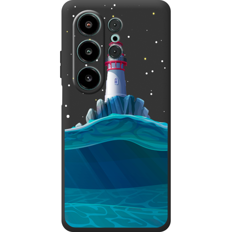 Чорний чохол BoxFace Blackview Wave 10 Lighthouse