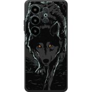 Чорний чохол BoxFace Blackview Wave 10 Wolf