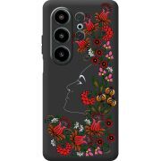 Чорний чохол BoxFace Blackview Wave 10 3D Ukrainian Muse