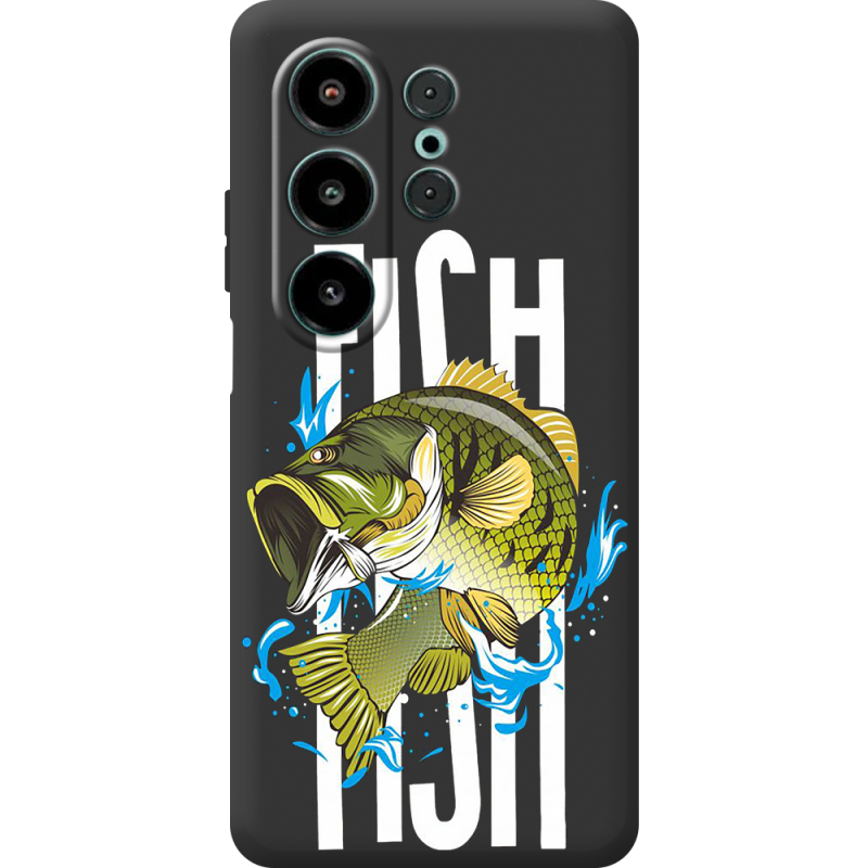 Чорний чохол BoxFace Blackview Wave 10 Fish