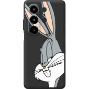 Чорний чохол BoxFace Blackview Wave 10 Lucky Rabbit
